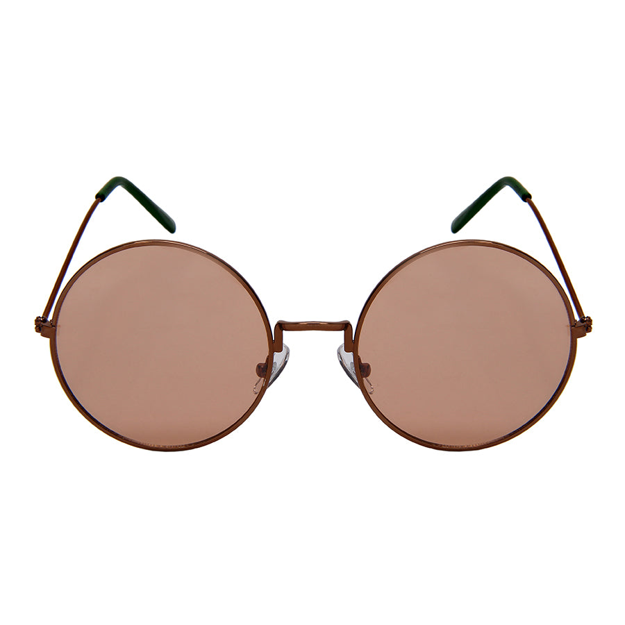 RETRO ROUND METAL UNISEX SUNGLASSES 3129-REV | UV400
