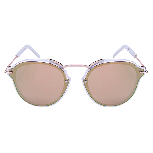 ROUND - OVAL LADIES BULK WHOLESALE SUNGLASSES 32204-FLREV