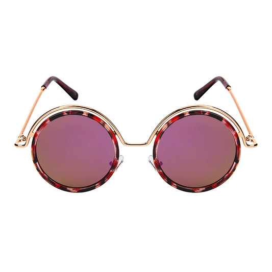 ROUND WOMEN SUNGLASSES WHOLESALE 3318-FLREV
