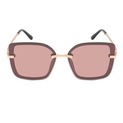 LADIES, OVERSIZED SUNGLASS 3370G-FLCRM