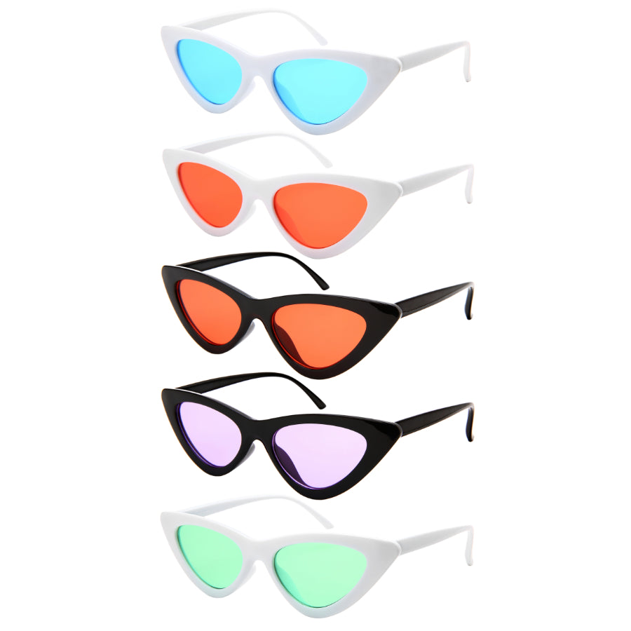 CAT-EYE LADIES SUNGLASS 34132-CR