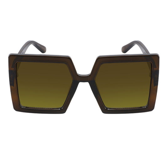 SQUARE WOMEN OVERSIZE SUNGLASSES WHOLESALE 34251-FLOCR