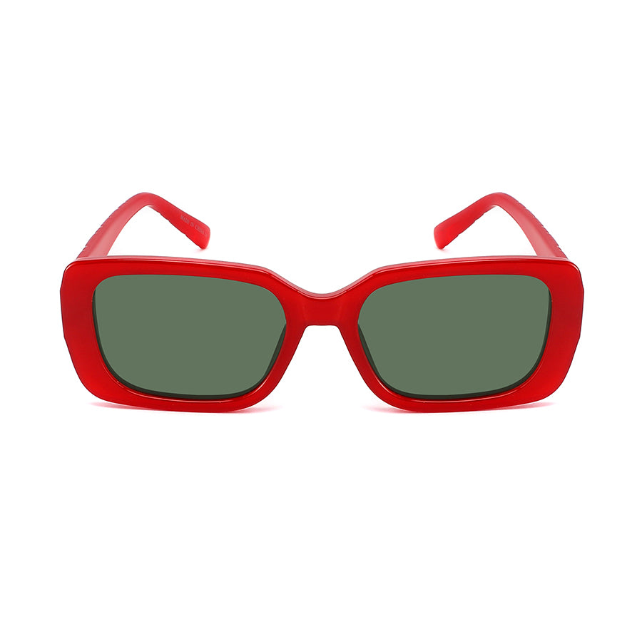 LADIES POLARIZED FASHION SQUARE / RECTANGULAR SUNGLASS 34293-FLP