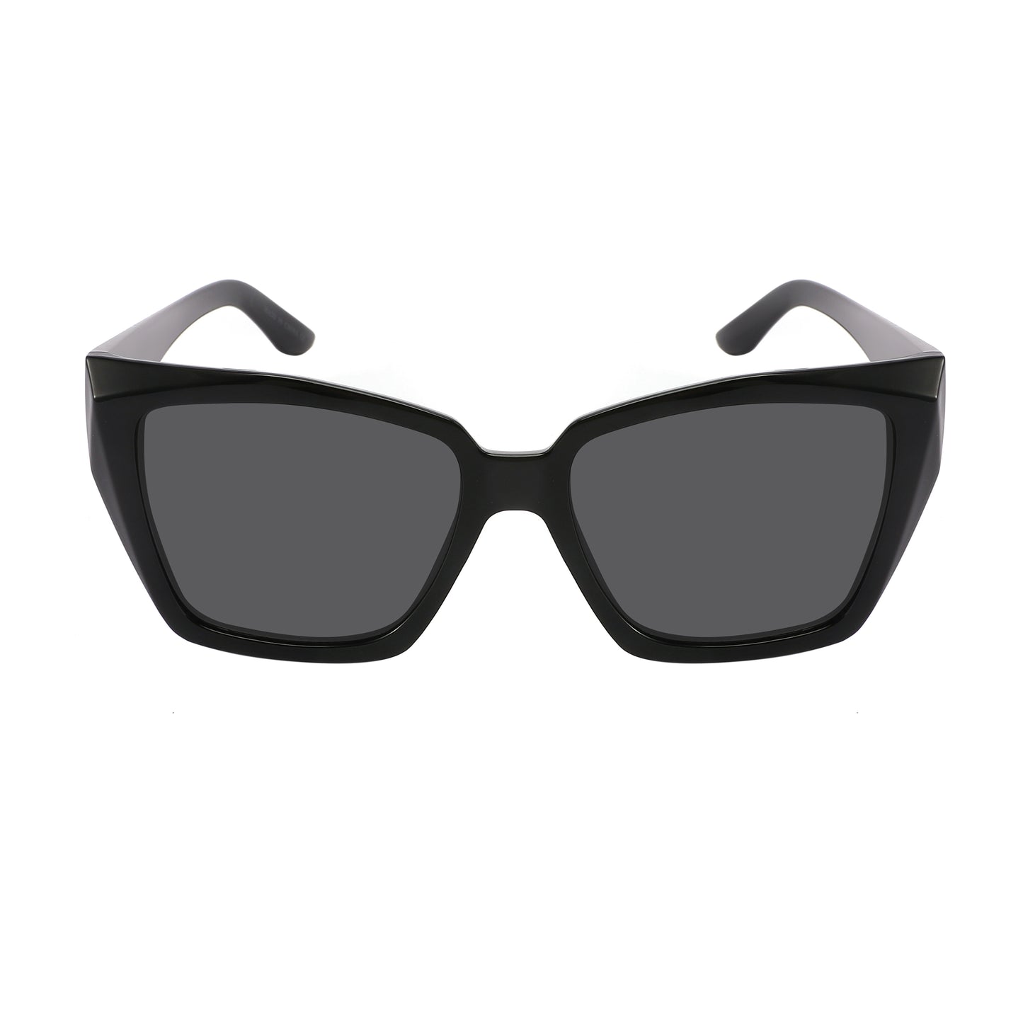 LADIES SUNGLASS SOLID LENS FASHION SQUARE-RECTANGULAR 34296-FLAP