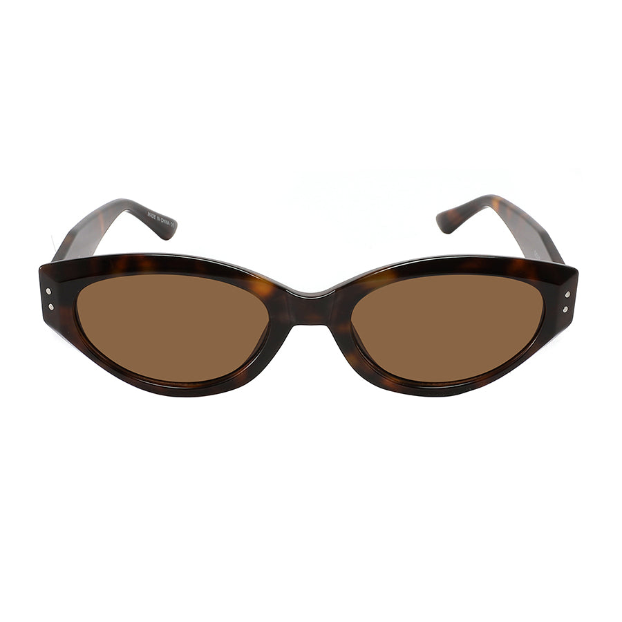RETRO LADIES SMALL CAT-EYE SUNGLASS 34308-FLSD