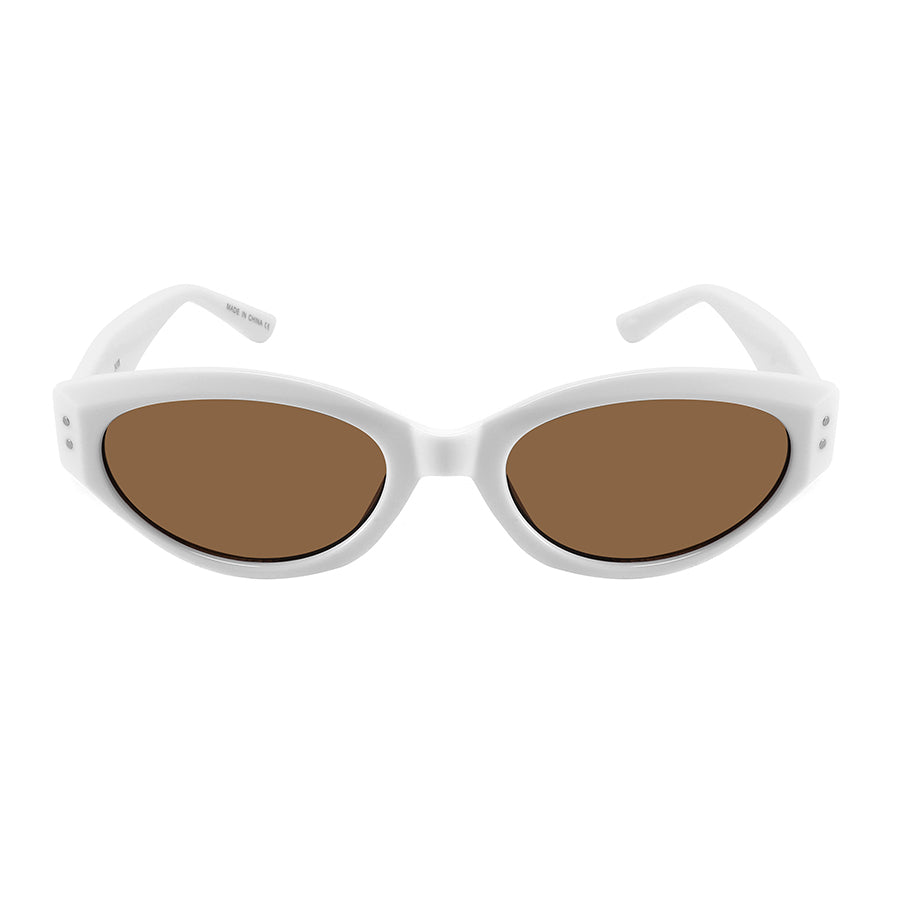 RETRO LADIES SMALL CAT-EYE SUNGLASS 34308-FLSD