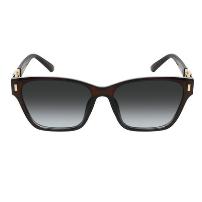 FASHION LADIES SQUARE CAT EYE SUNGLASSES 34324-FLAP