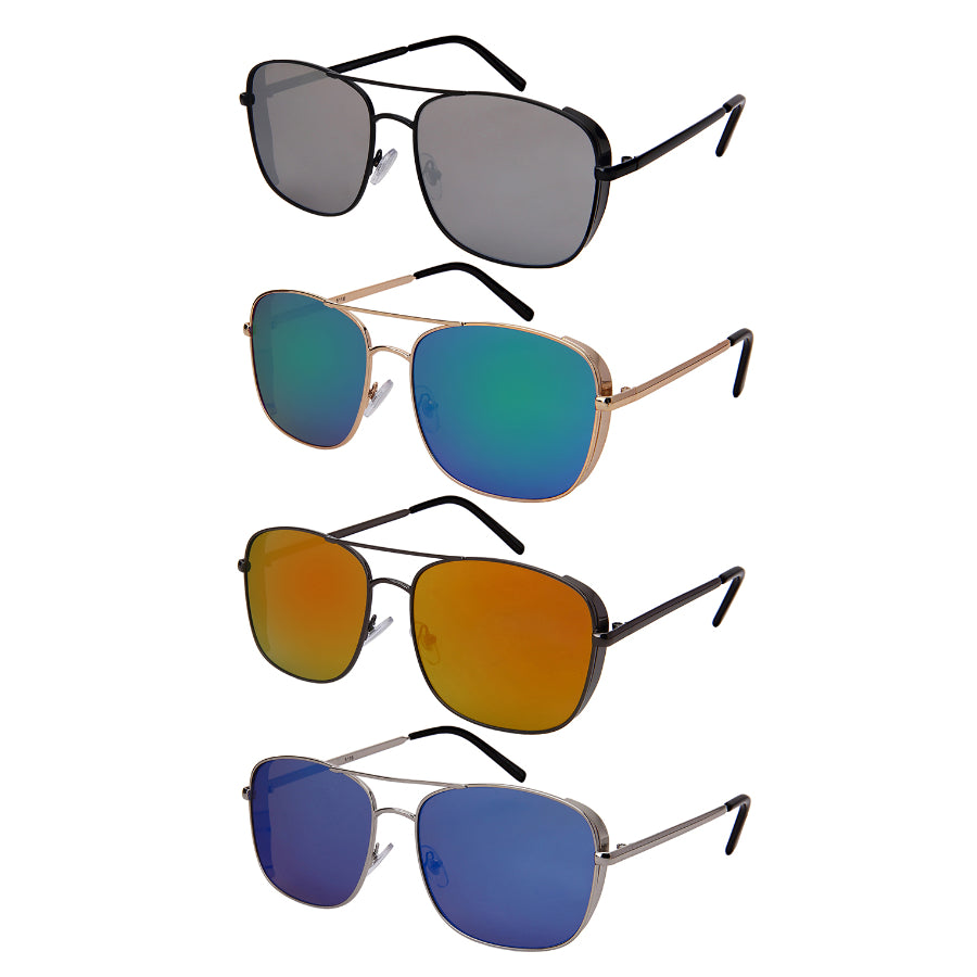 SQUARE UNISEX BULK WHOLESALE SUNGLASSES 5116 FLREV T H Sunglass Corp