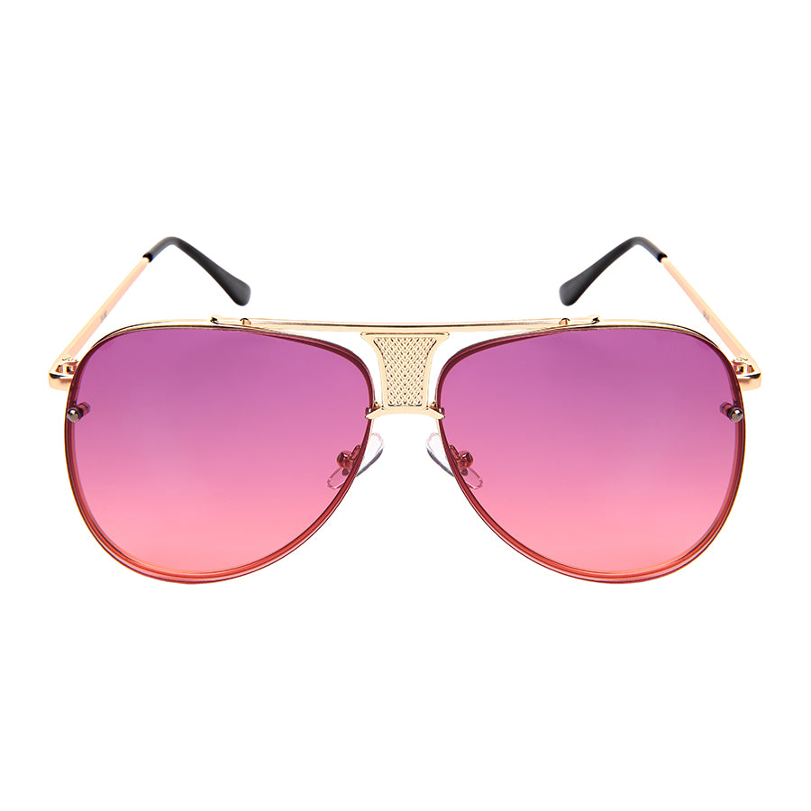 AVIATOR UNISEX BULK WHOLESALE SUNGLASSES 5130-FLOCR | UV400