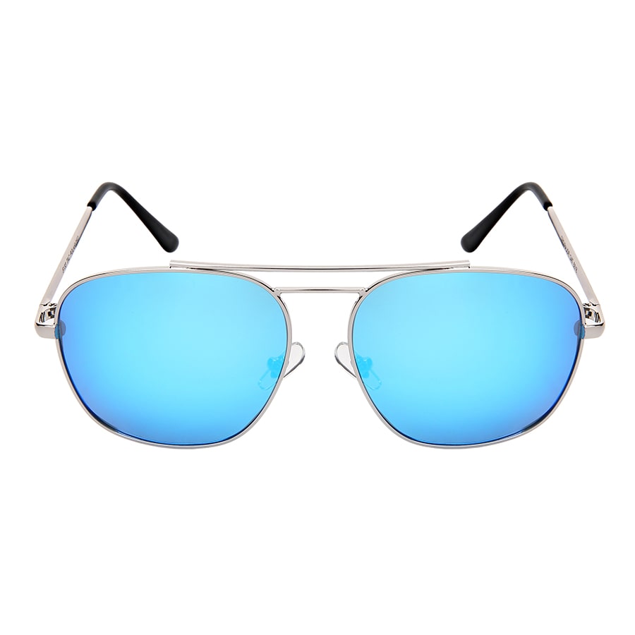 POLARIZED COLOR MIRRORED SQUARE AVIATOR MEN SUNGLASSES WHOLESALE 5133-PREV