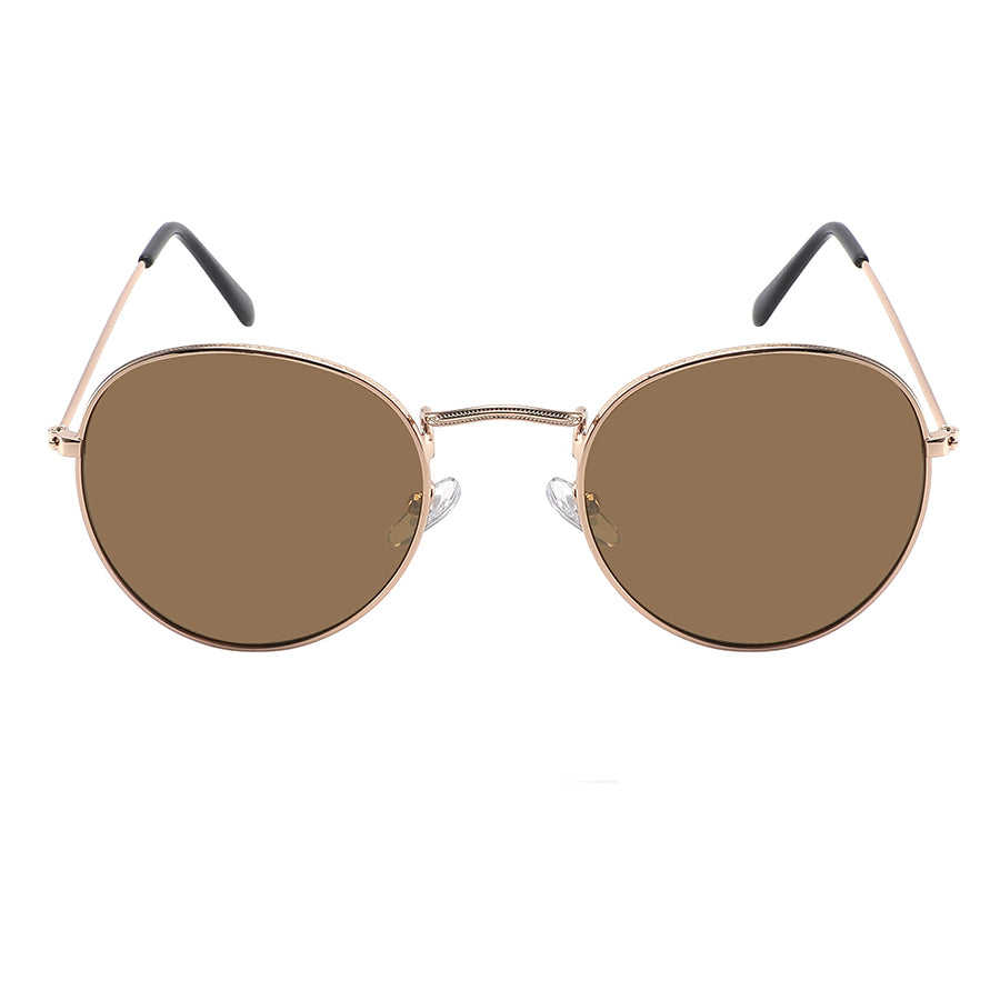 CLASSIC ROUND COLOR MIRROR  UNISEX WHOLESALE SUNGLASSES 5146-REV