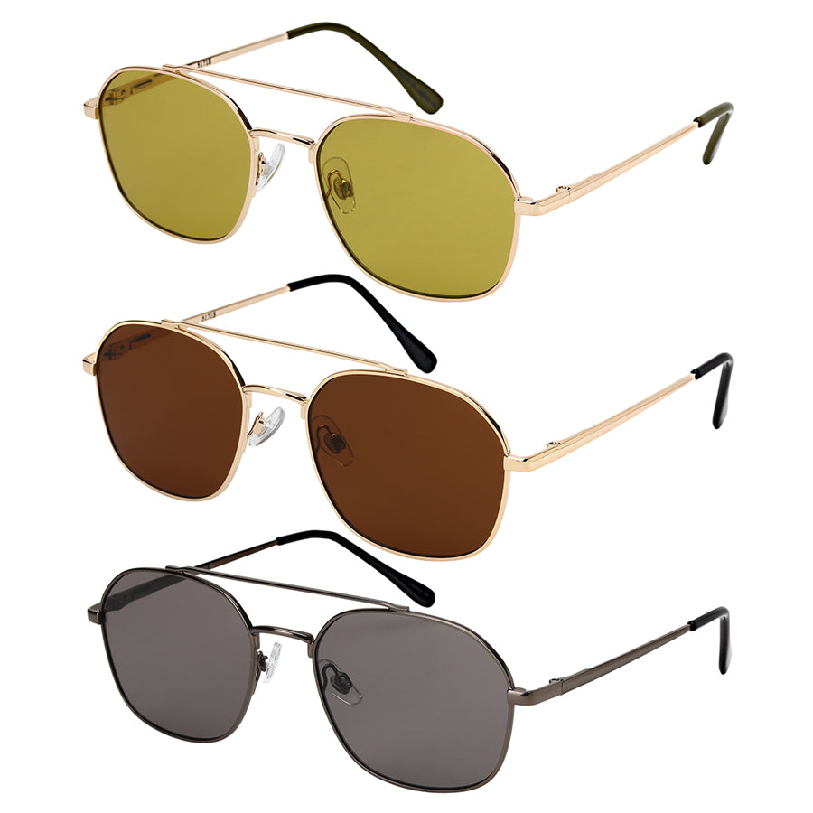 SQUARE AVIATOR UNISEX SUNGLASSES IN BULK 5171S-FLSD