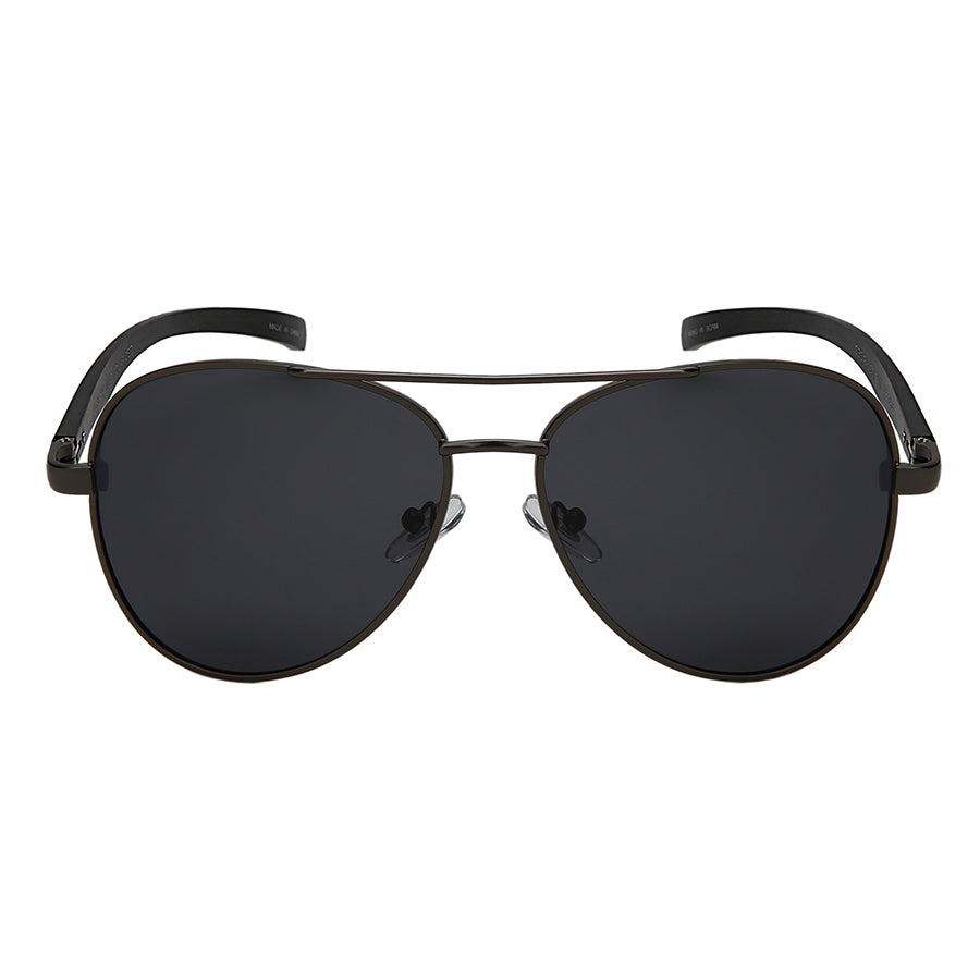POLARIZED ALUMINUM AVIATOR UNISEX WHOLESALE SUNGLASSES 5189SAL-P