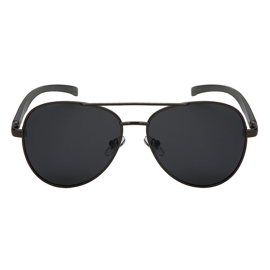 POLARIZED ALUMINUM AVIATOR UNISEX WHOLESALE SUNGLASSES 5189SAL-P