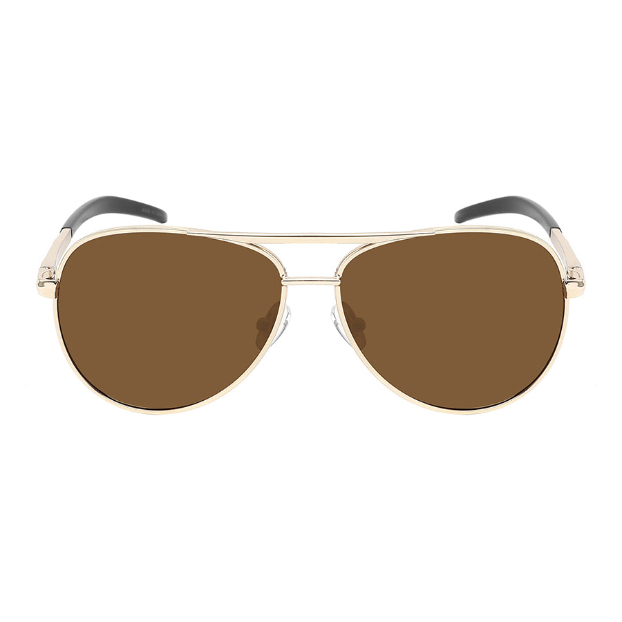 POLARIZED UNISEX AVIATOR WHOLESALE SUNGLASSES 5191S-P