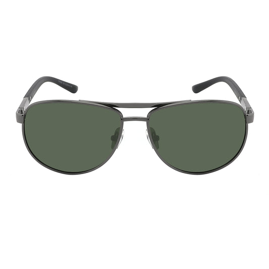 POLARIZED AVIATOR MEN SUNGLASSES WITH SPRING HINGE WHOLESALE 5196S-P