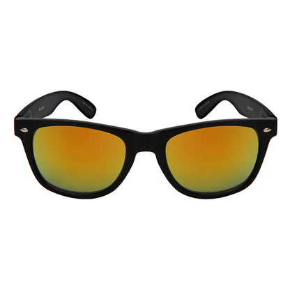 HORNED RIM UNISEX BULK WHOLESALE SUNGLASSES 5401ASMBLK-REV