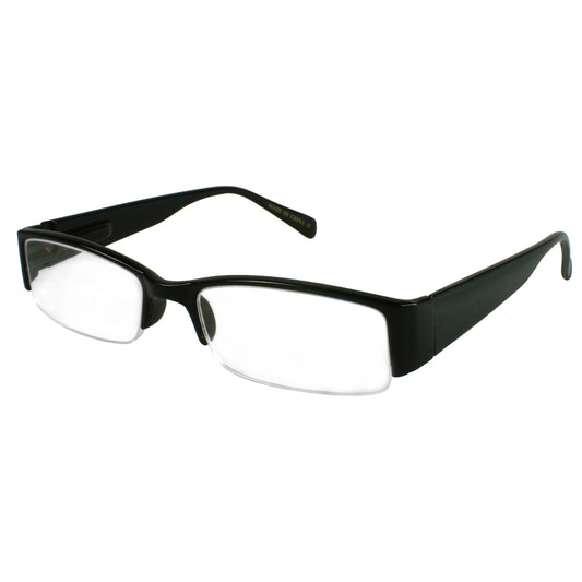 SQUARE SEMI RIMLESS UNISEX READING GLASSES 540603PTT