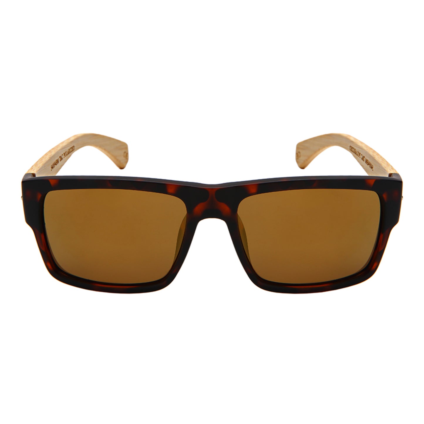 POLARIZED SQ BAMBOO W/BAG MEN SUNGLASSES BULK 540894BM-PRV-B