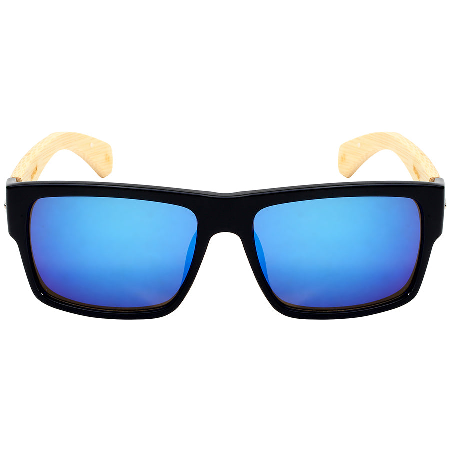 SQUARE BAMBOO MEN WHOLESALE SUNGLASSES 540894BM-REV