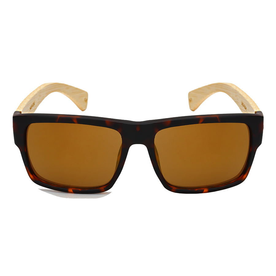 SQUARE BAMBOO MEN WHOLESALE SUNGLASSES 540894BM-REV