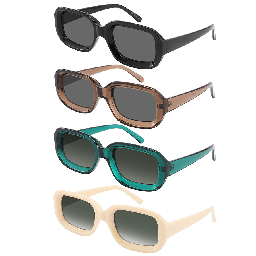 SQUARE LADIES SUNGLASSES WHOLESALE 541125-FLAP