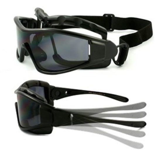 SPORT MOTORCYCLE UNISEX BULK WHOLESALE SUNGLASSES/GOGGLES 55665/SD