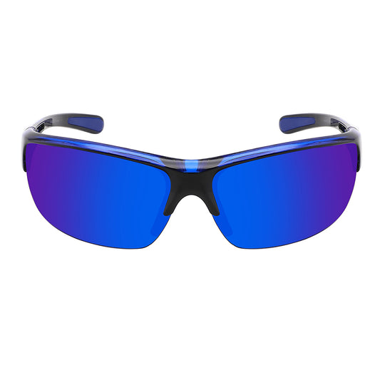 COLOR MIRROR SPORT WRAP UNISEX SUNGLASS WHOLESALE 570019A-REV